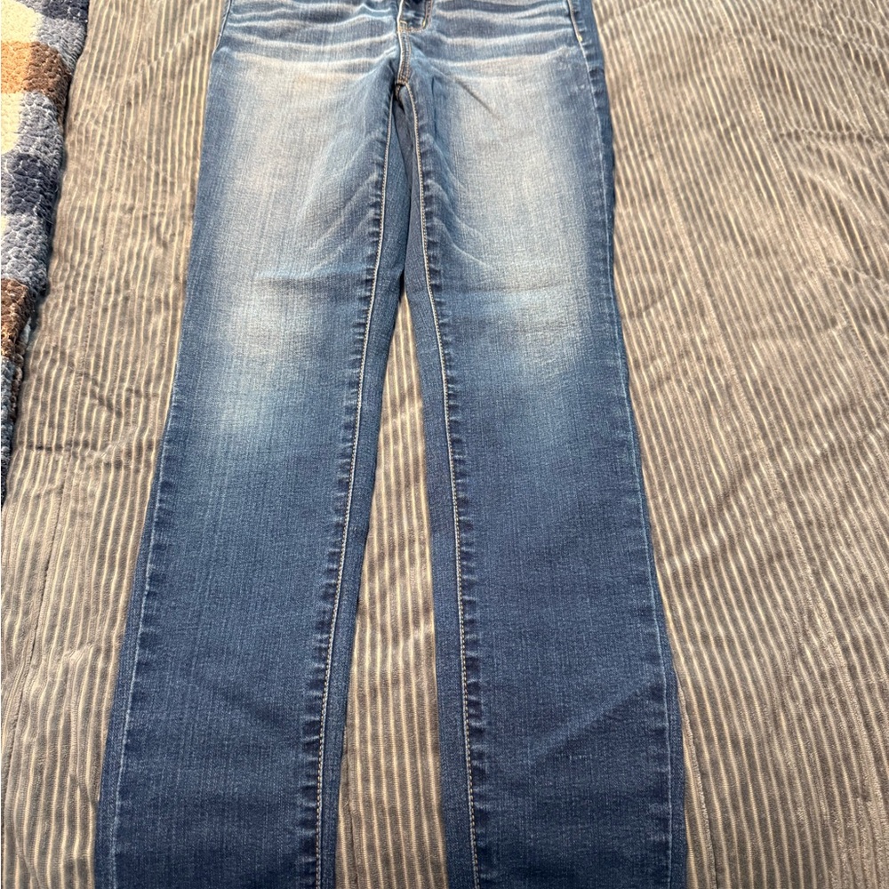 American Eagle Blue Straight Leg Jeans Classic Style